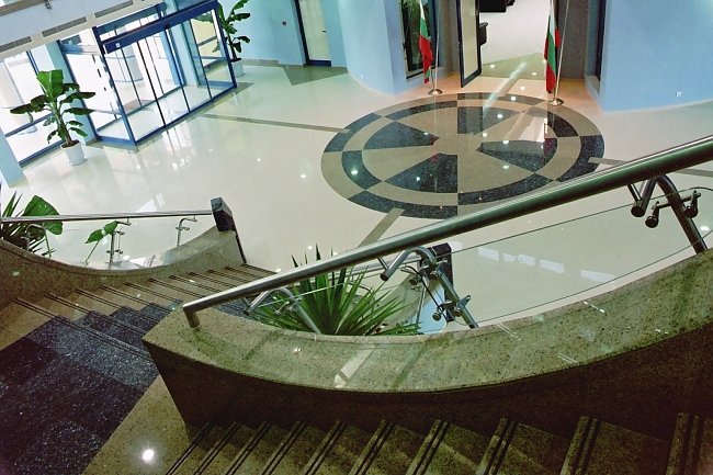 Government VIP entrance, Sofia airport — exterior detail