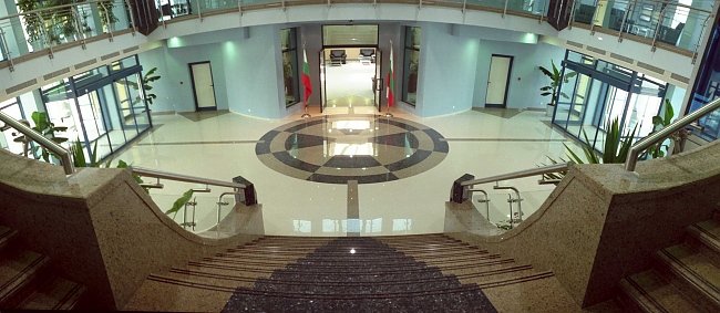 Government VIP entrance, Sofia airport — facade